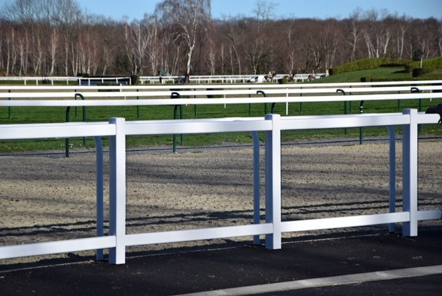 Glass handrail, TecRail horse barrier
